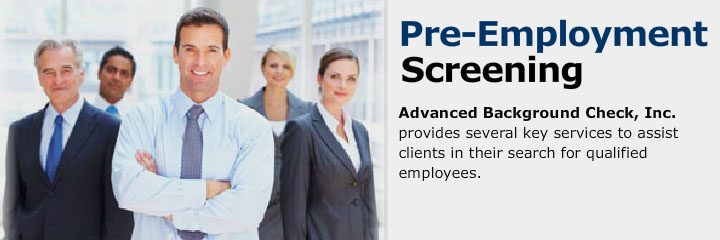 Pre-Employment Screening